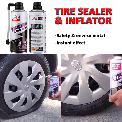 اسپری پنچری تیوپلس وسلی TIRE SEALER & INFLATOR VESLEE
